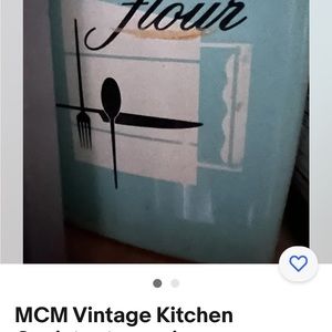 Mid Century Modern Canister set